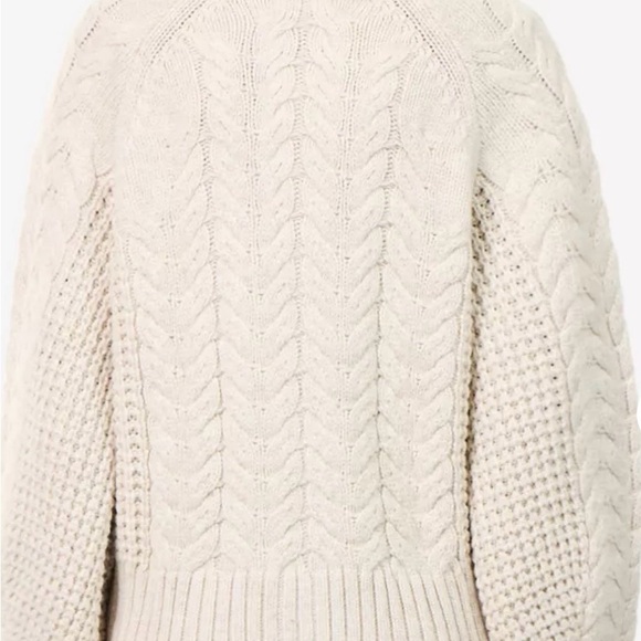 DISSH Cream Cable Knit Cardigan - Picture 2 of 7